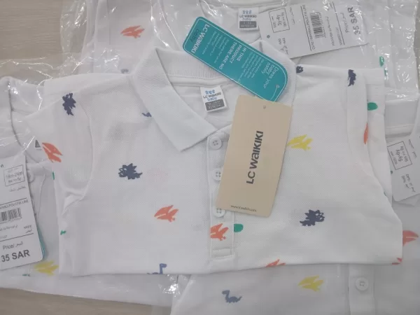 Polo Short Sleeved T-Shirts for Boys - Export Quality